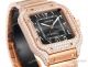 THB Factory Cartier Santos Middle East Extra-Thin 39.8mm Watches Rose Gold Full Diamonds (5)_th.jpg